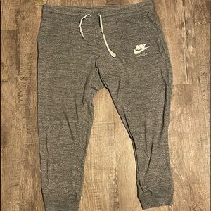 Nike Womens Plus 2x Jogger Sweatpants Gray